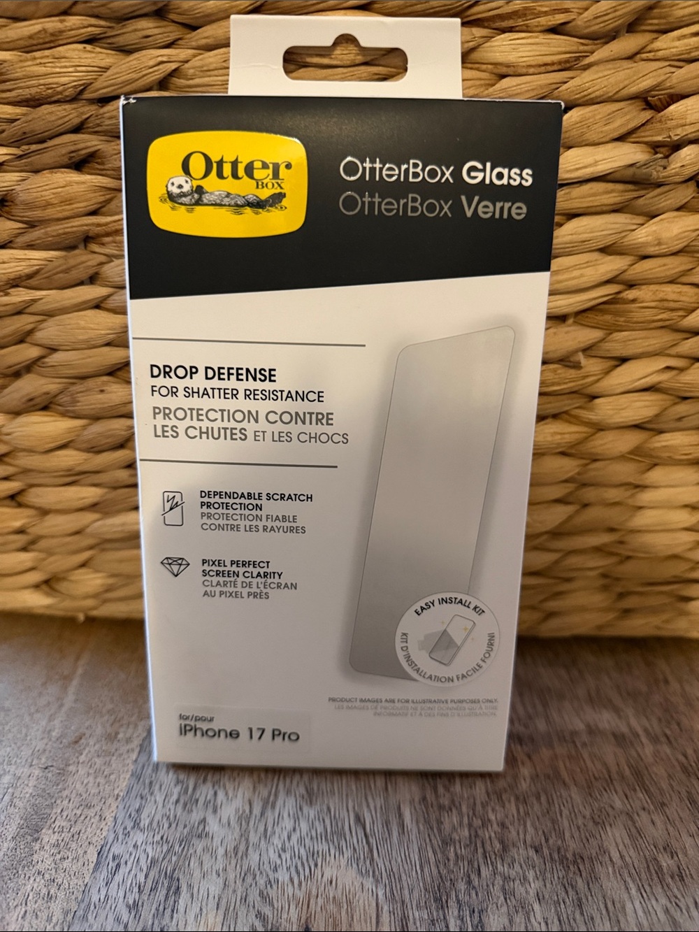 NWT OtterBox Clear Glass Screen Protector for iPhone 17 Pro